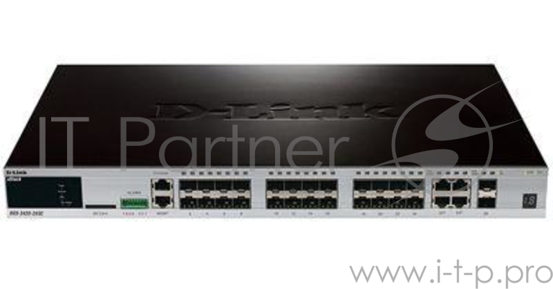 Коммутатор 1U 19 RM D-Link DGS-3420-26SC/B1A 20 портов SFP + 4 порта 1Гбит/сек./SFP + 2 порта SFP+, управляемый