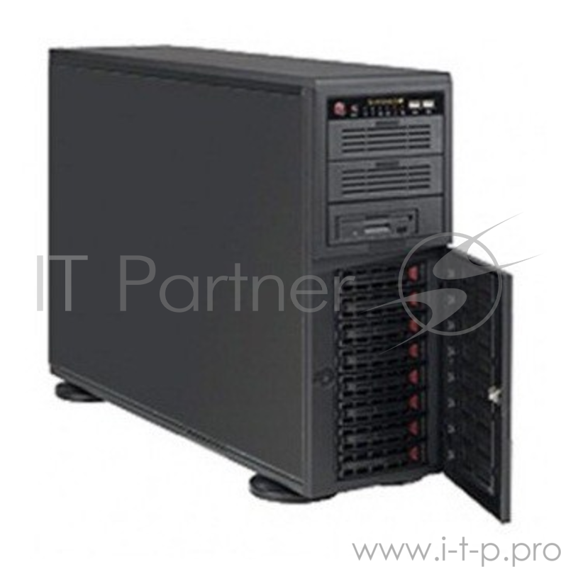 Серв. корпус 4U 19 RM Supermicro CSE-743TQ-865B-SQ, E-ATX, черный (865Вт)