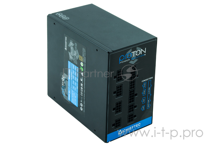 Блок питания 850Вт Chieftec Proton BDF-850C ATX12V V2.3 (20/24+4/8+6/8pin, вентилятор d140мм) + кабель питания EURO (1.5м)