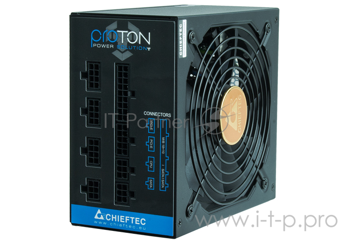 Блок питания 850Вт Chieftec Proton BDF-850C ATX12V V2.3 (20/24+4/8+6/8pin, вентилятор d140мм) + кабель питания EURO (1.5м)