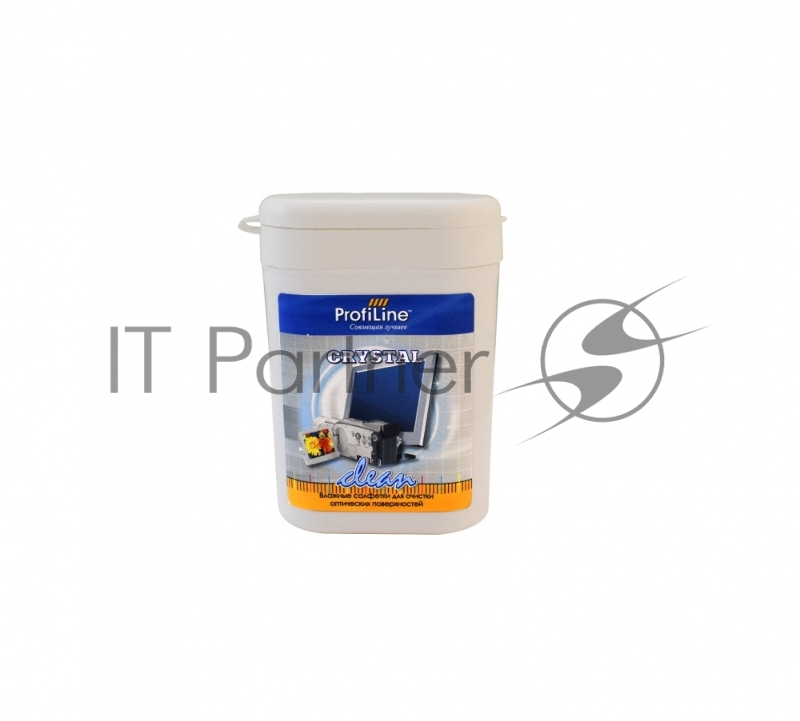 Влажные салфетки для LCD/TFT мониторов ProfiLine Crystal Clean, 100 шт.