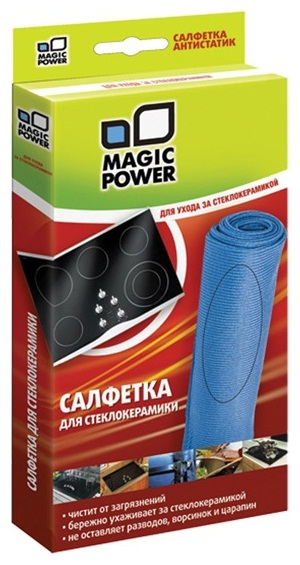 Салфетка микрофибр д/стеклокер Magic Power MP-502