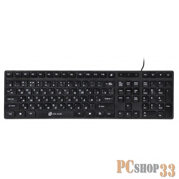 Клавиатура Oklick 556S черный USB slim Multimedia 335972