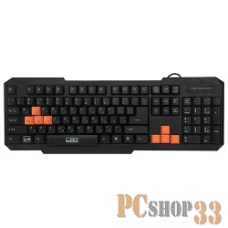 Клавиатура CBR KB 116 Black USB, Клавиатура 104 кл., slim, провод 1.4м