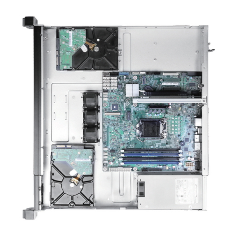 Серверный корпус RM14300H01*13925 1U , 2 x 3.5 + 2 x 2.5 , USB 3.0 , tool-less top cover and HDD bracket ,no PSU ,no riser card , no. air duct , no IO shield , no slide rail