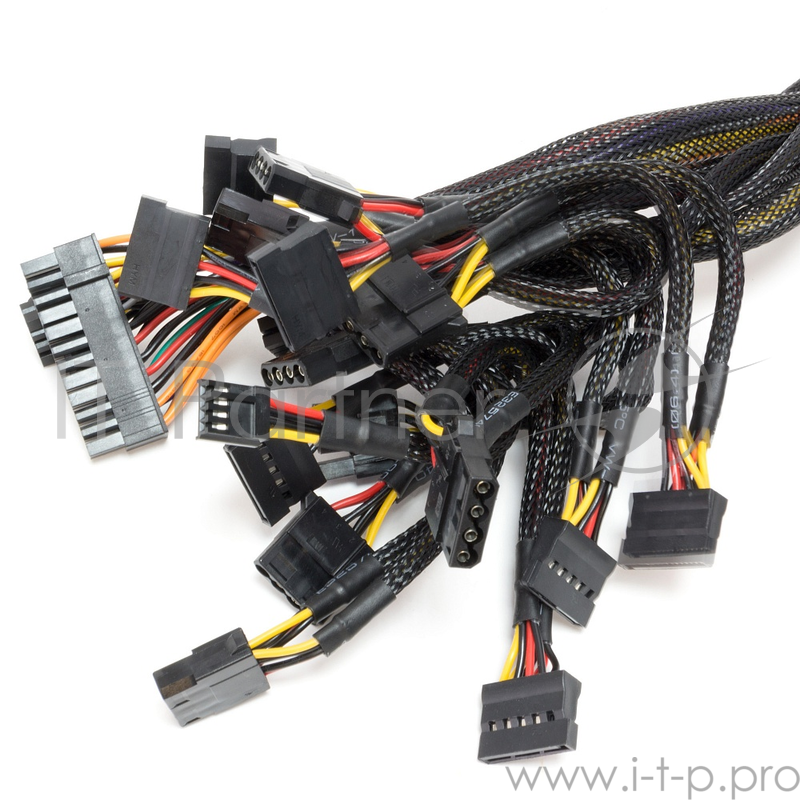 Блок питания CROWN Блок питания CM-PS750W PRO (ATX, 750W, 80Plus BRONZE, APFC 20+4in 500mm, 140mm FAN, SATA*7, PATA*7,FDD*1, 4+4pin, 6+2pin PCI-E*2, картонная упаковка)