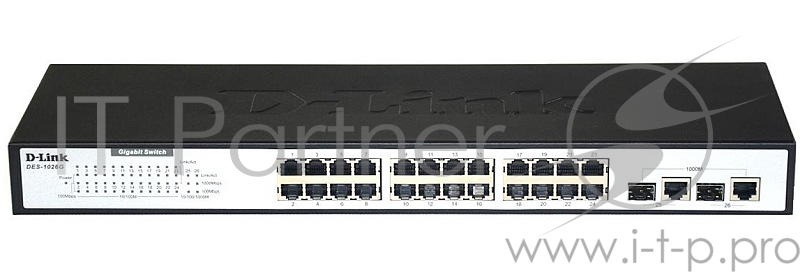 Коммутатор D-Link DES-1026G/E1A 24ports, 10/100Mbps