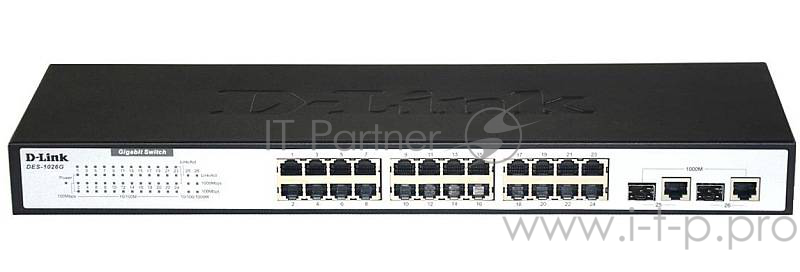 Коммутатор D-Link DES-1026G/E1A 24ports, 10/100Mbps
