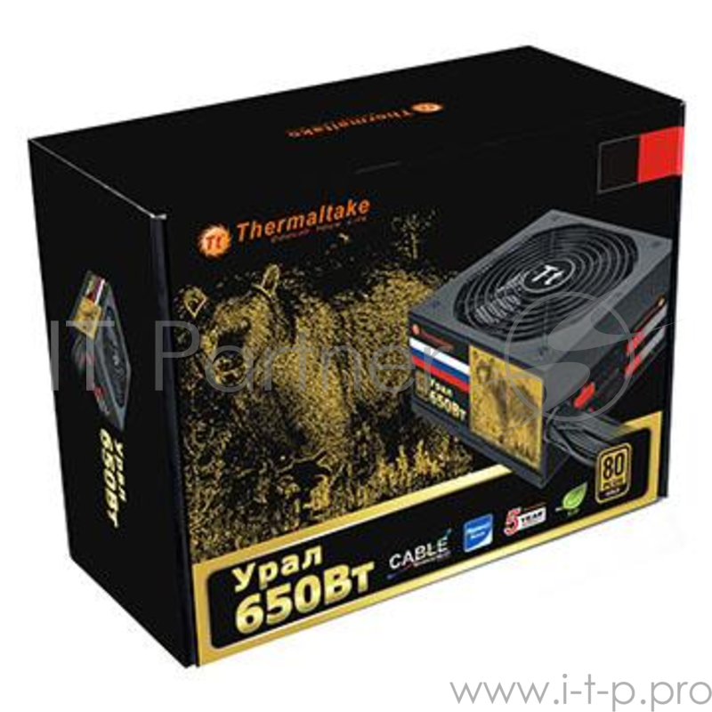 Блок питания Thermaltake 650W Russian Gold Ural W0426RE {650W, APFC, 80+Gold}