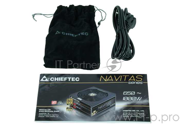 Блок питания Chieftec 650W RTL GPM-650C 650W Navitas CabMan ATX2.3 EPS12