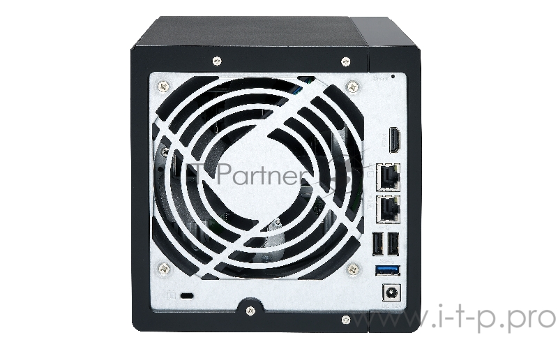 Сетевой накопитель QNAP TS-451+-8G 4 отсека для HDD, HDMI-порт. Intel Celeron J1900 2,0 ГГц, 8ГБ.