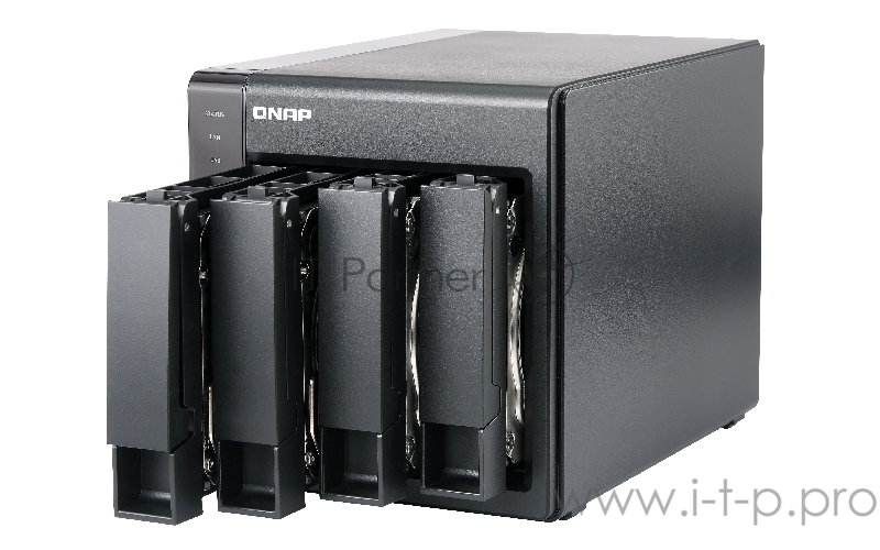 Сетевой накопитель QNAP TS-451+-8G 4 отсека для HDD, HDMI-порт. Intel Celeron J1900 2,0 ГГц, 8ГБ.