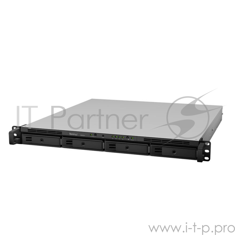 СХД стоечное исполнение 4BAY 1U RP NO HDD RS818RP+ SYNOLOGY