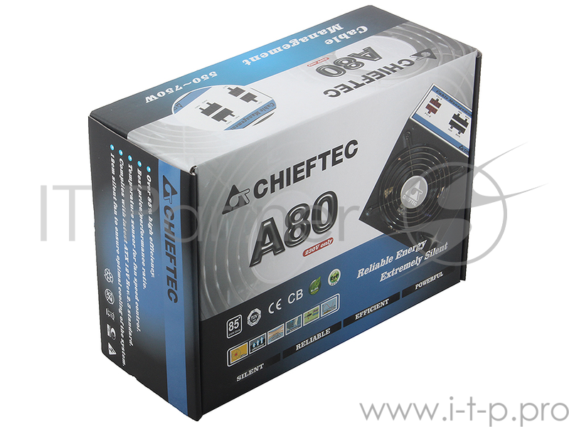 Блок питания Chieftec 550W RTL CTG-550C {ATX-12V V.2.3/EPS-12V, PS-2 type with 12cm Fan, PFC,Cable Management ,Efficiency 85 , 230V ONLY}