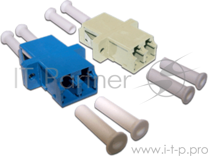 Адаптер оптический LANMASTER LC, OM3 корпус SC, дуплексный