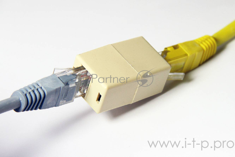 Коннектор проходной адаптер RJ45 кат.5e VCOM соединительный RJ-45/RJ-45(10 шт. в уп-ке), блистер, VTE7713