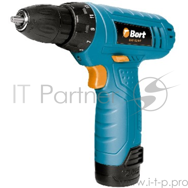Дрель-шуруповерт BORT BAB-10,8-P 10,8 В 1,3 Ач 20 шт 18 Nm патрон быстрозажимной ск-ть 1 Скорость холостого хода 0...550 об/мин Li-Ion 3...5 ч металл 8 мм дерево 20 мм подсветка рабочей зоны реверс моментальная остановка Вес изделия 1 кг 1,1 (1) к