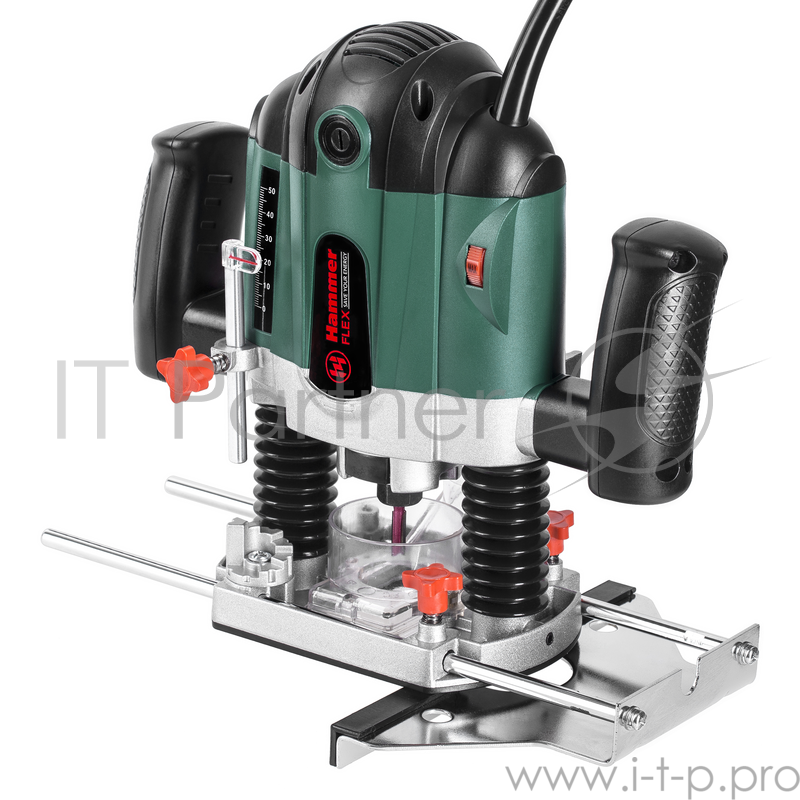 Фрезеры Hammer Flex FRZ1200B 251547 Фрезер {1200Вт, 30000об/мин, диам хвостовика 6/8мм, макс. ход 55 мм}