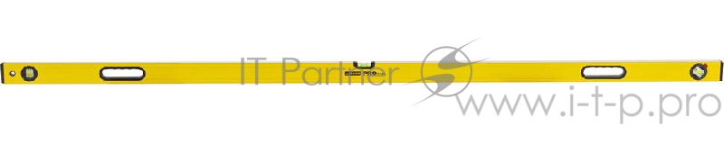 Уровни STAYER PROFI PROSTABIL 3471-200_z01 Уровень {профессион коробчатый, усилен, 2 фрезер поверх, 3 ампулы (1 поворотная), ручки, 200 см}