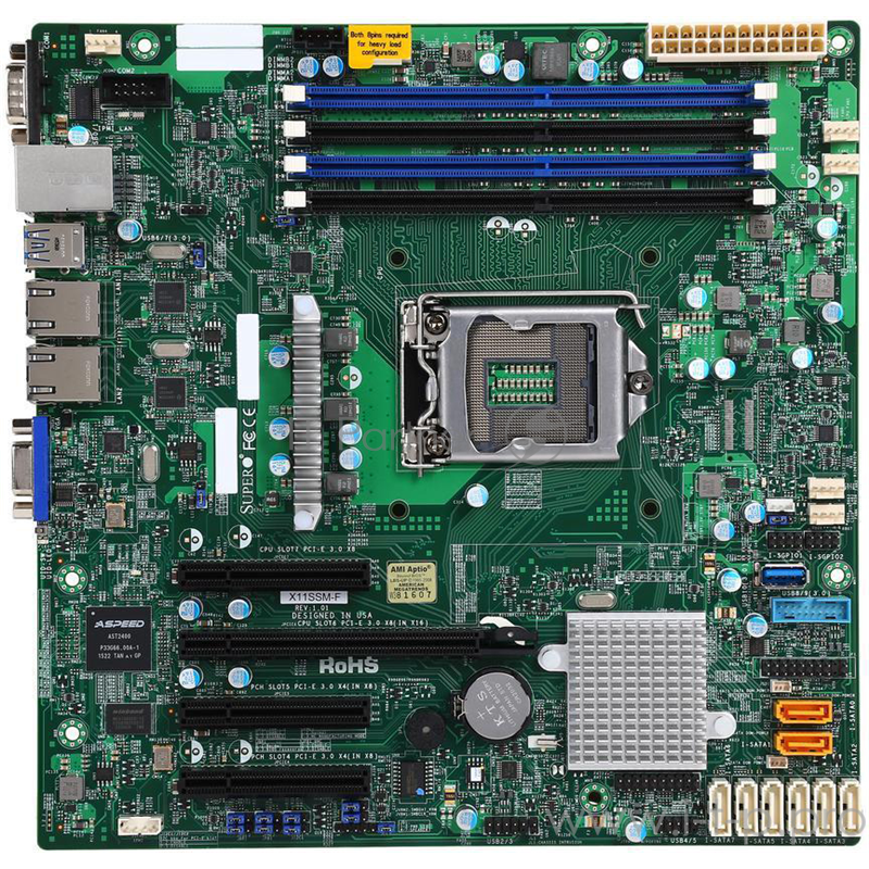 Материнская плата Серверная материнская плата C236 S1151 MATX MBD-X11SSM-F-O SUPERMICRO