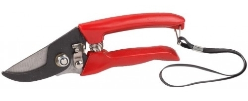 Секатор GRINDA 40220_z01 18см рез Ф13мм плоскостной пластмас.ручки усил. проволочная пружина