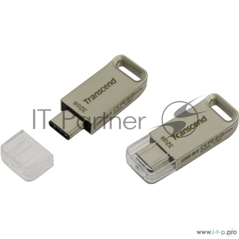 Носитель информации Transcend USB Drive 32Gb JetFlash 850 TS32GJF850S {USB 3.1 Type-C}