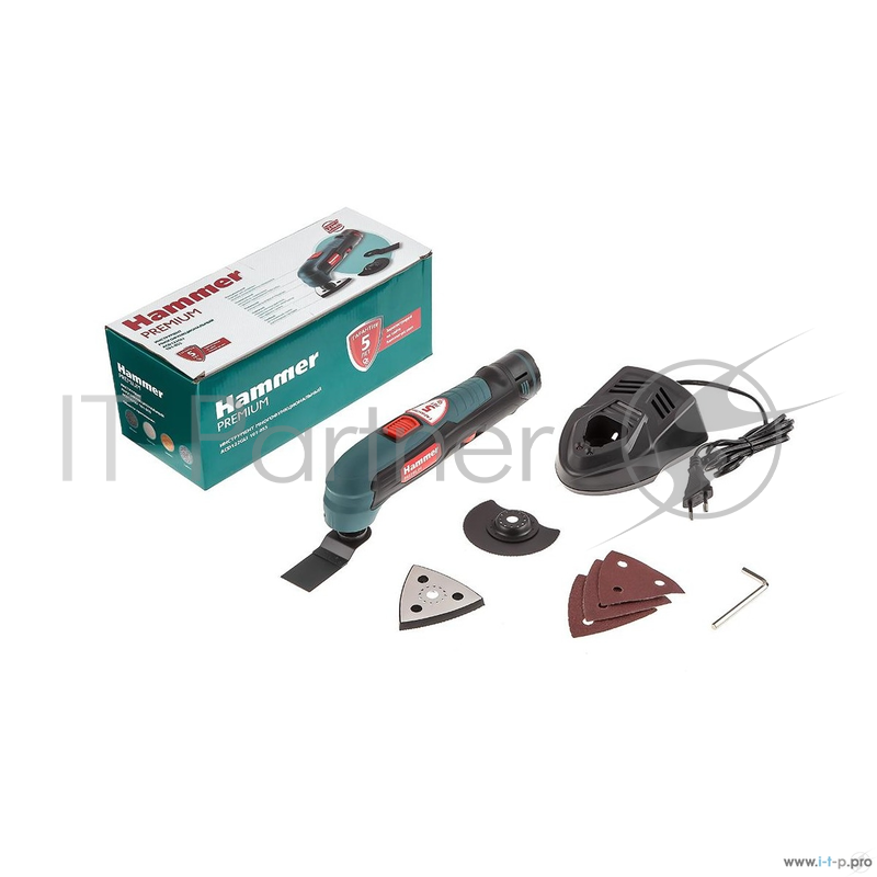 МФИ акк. HAMMER ACD122GLi PREMIUM 12В 1,3Ач 5000-19000об/мин в коробке