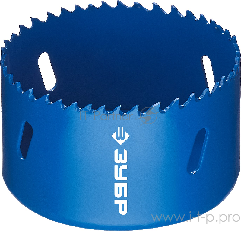 Буры,сверла,долото ЗУБР ЭКСПЕРТ 29531-076_z01 Коронка биметаллическая, быстрорежущая сталь, глубина сверления до 38мм, d-76мм