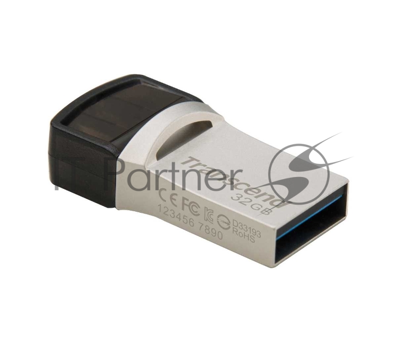 Носитель информации Transcend USB Drive 32Gb JetFlash 890 TS32GJF890S {USB 3.0/3.1 + Type-C}