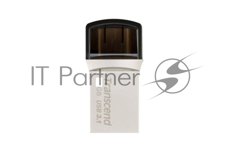 Носитель информации Transcend USB Drive 32Gb JetFlash 890 TS32GJF890S {USB 3.0/3.1 + Type-C}
