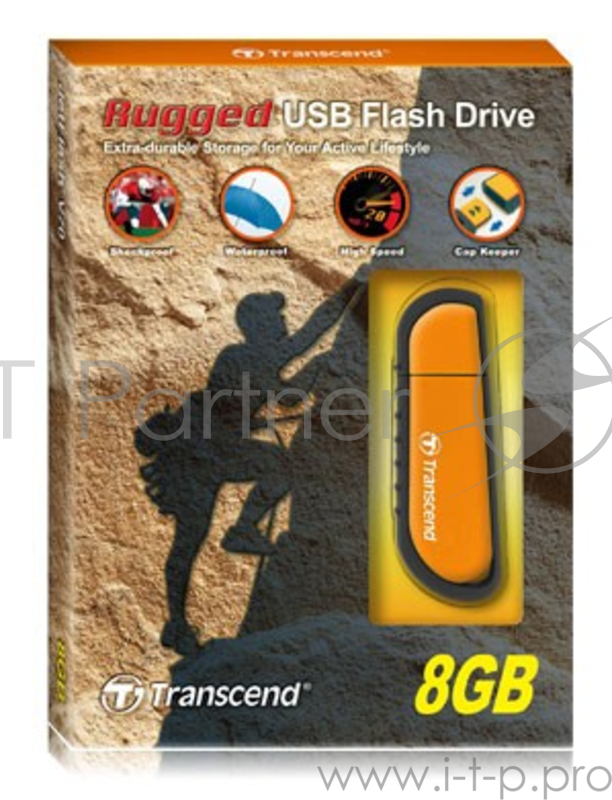 Носитель информации Transcend USB Drive 8Gb JetFlash V70 TS8GJFV70(-VP) {USB 2.0}