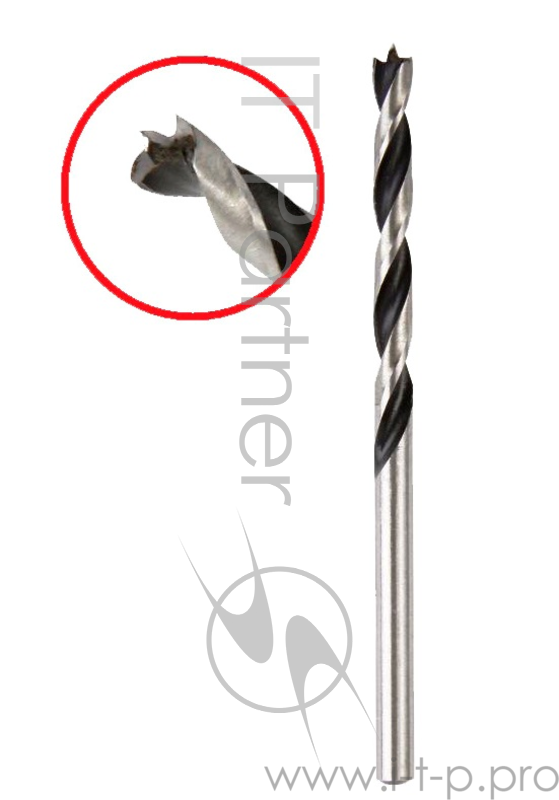 Сверло Hammerflex 202-204 DR WD WR 6,0мм*93/57мм дерево, цилиндрическое