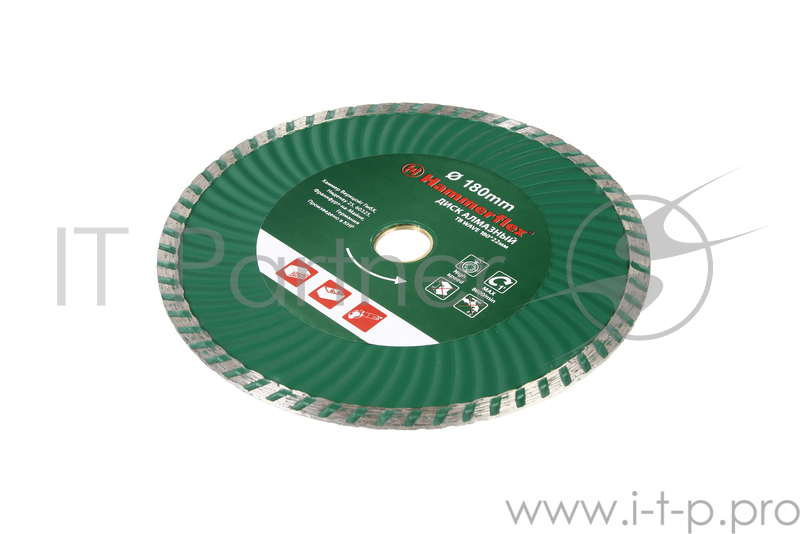 Диск алмазный Hammerflex 206-119 DB TB (R) WAVE 180*22мм турбо ВОЛНА