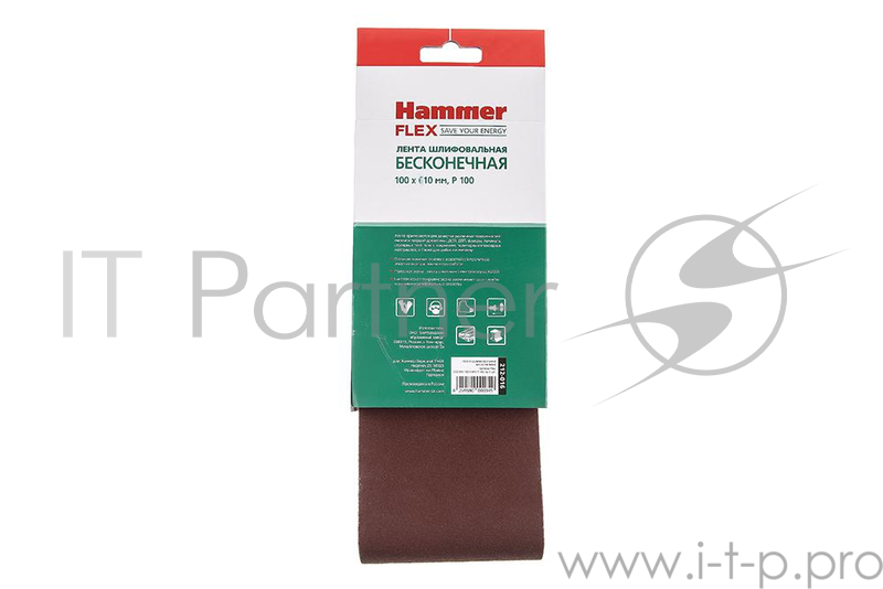 Лента шлиф. Hammerflex 212-016 (R) 100 Х 610 Р 100 по 3 шт.