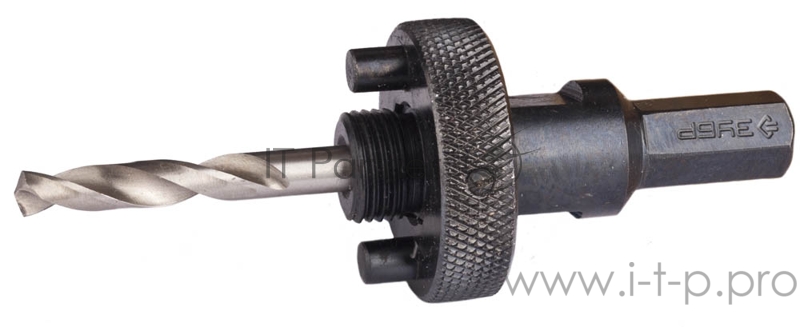 Переходник ЗУБР 29534_z01 державка ЭКСПЕРТ для BiMet коронок пружинный фиксатор HEX d32-152мм