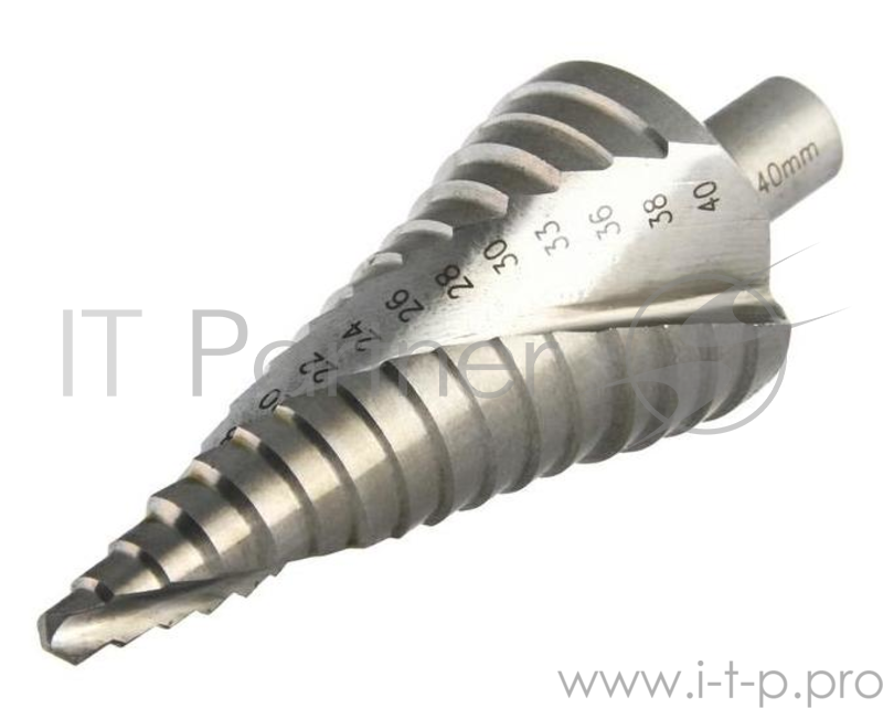 Сверло HAMMER Flex 202-129 DR MT ST 6,0-40,0 мм*105/13мм металл, СТУПЕНЧАТОЕ, DIN338, HSS 4241