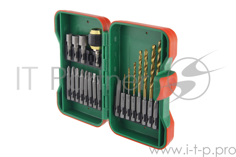 Набор сверл по металлу и бит HAMMER Flex 202-922 DR набор No22 20шт.