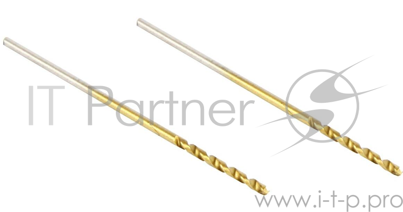 Сверло HAMMER Flex 202-101 DR MT 1,0мм*40/18мм металл, DIN338, HSS-G, TIN, 2шт.