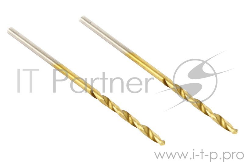 Сверло HAMMER Flex 202-102 DR MT 1,5мм*40/18мм металл, DIN338, HSS-G, TIN, 2шт.
