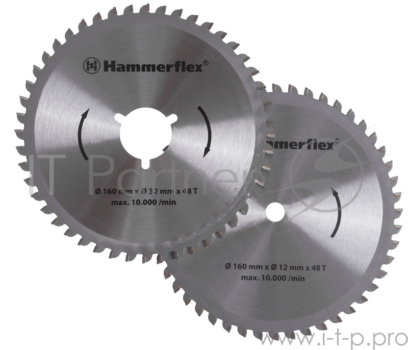 Набор дисков Hammer Flex 206-161 для пилы универсальной, двухдисковой Hammer Flex CRP1500
