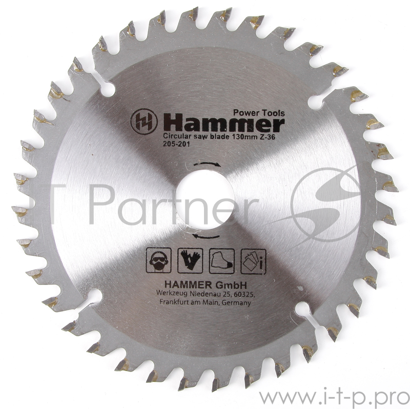 Диск пильный Hammer Flex 205-201 CSB PL 130мм*36*20/16мм по ламинату