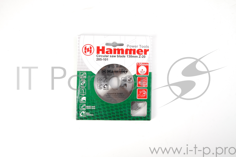 Диск пильный Hammer Flex 205-101 CSB WD 130мм*20*20/16мм по дереву