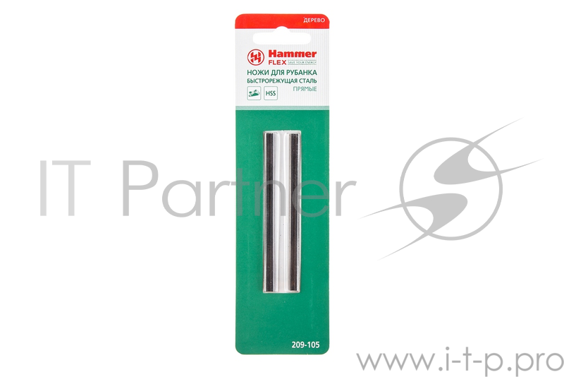 Ножи для рубанка Hammer Flex 209-105 PB 82*5,5*1,1 82мм, 2шт., HSS