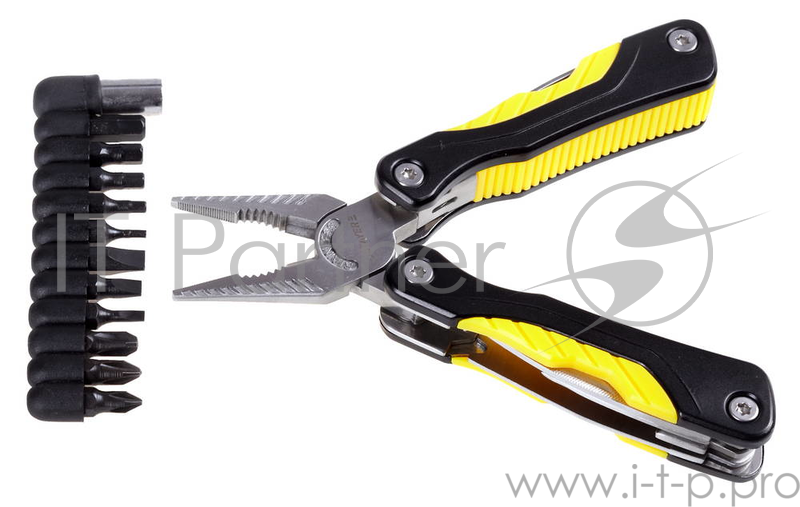 Мультитул STAYER 22850_z01 набор облегченная рукоятка с битами 11 в 1