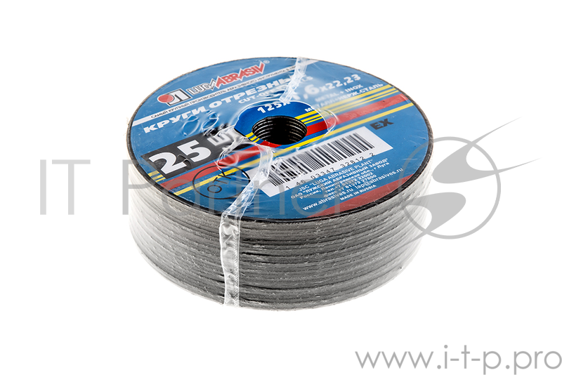 Круг отрезной 125 Х 1,6 Х 22 А40 мет+нерж