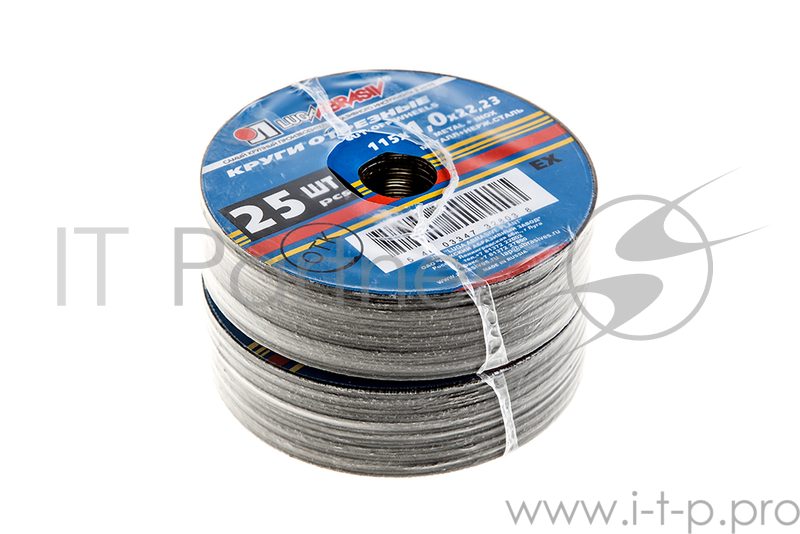 Круг отрезной 115 Х 1 Х 22 А54 мет+нерж