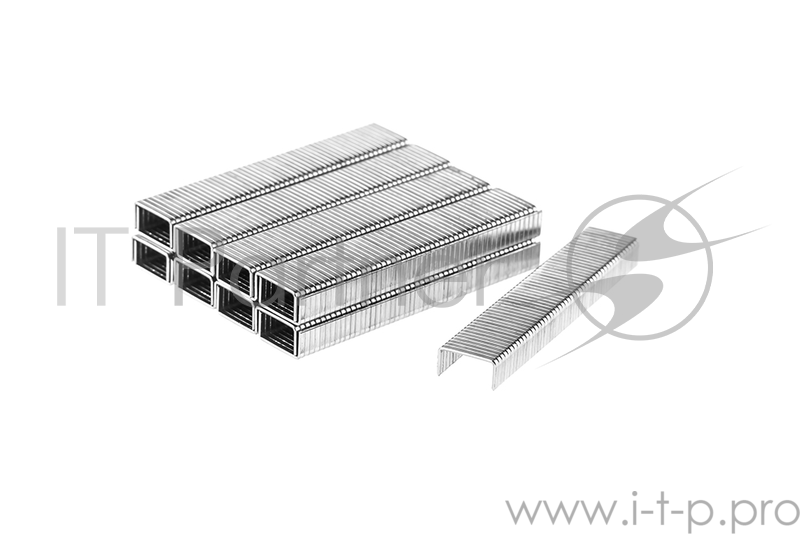 Скобы для степлера Hammer Flex 215-017 закален. 6мм, сечение 1,2мм, длина 11,3мм (тип 53F),1000шт.