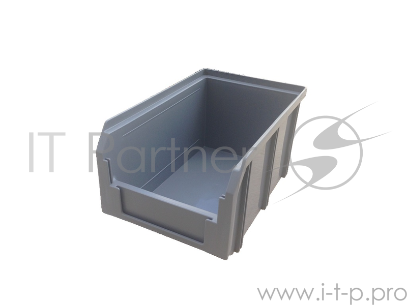 Ящик СТЕЛЛА V-2 3,8 литр, серый пластик 234х149х121мм