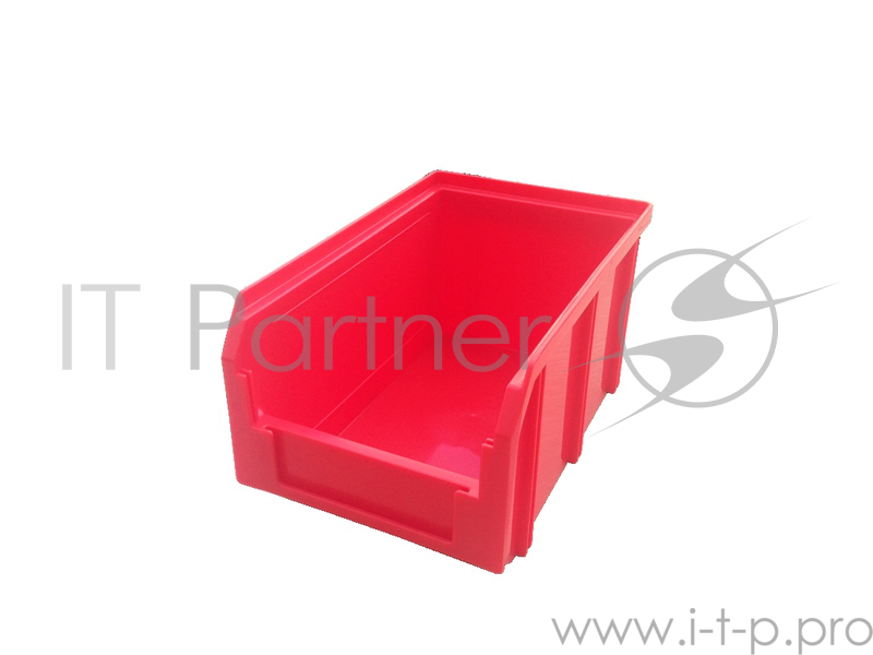 Ящик СТЕЛЛА V-2 3,8 литр, красный пластик 234х149х121мм