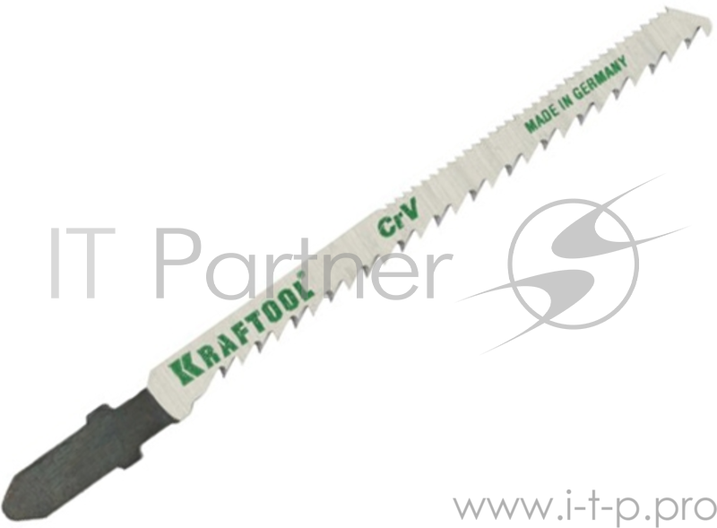 Пилки для лобзика KRAFTOOL 159514-2,5 CrV по дер.,фанере ламинату фиг.рез EUхв. шаг2.5мм 75мм 2шт.